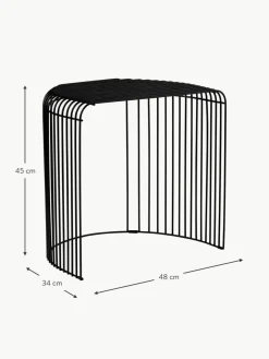 Aytm Ovaler Metall-Beistelltisch Curva