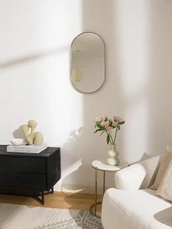 Westwing Collection Ovaler Wandspiegel Lucia