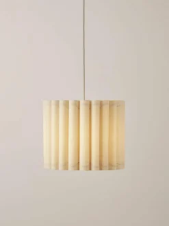 Westwing Collection Pendelleuchte Lucina aus Leinen