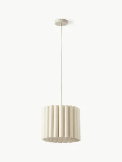 Westwing Collection Pendelleuchte Lucina aus Leinen