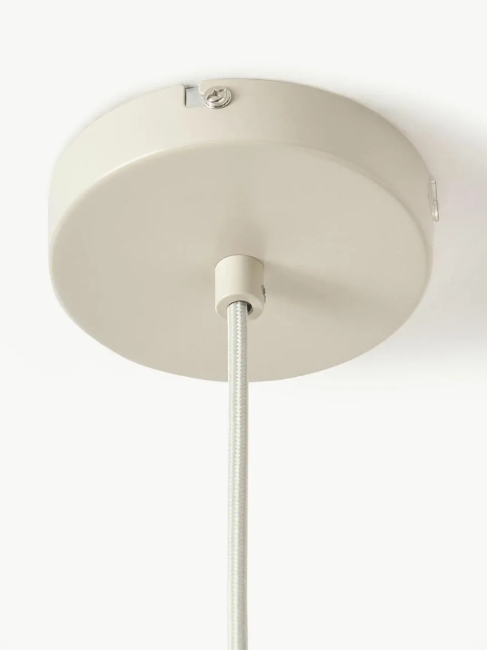 Westwing Collection Pendelleuchte Lucina aus Leinen