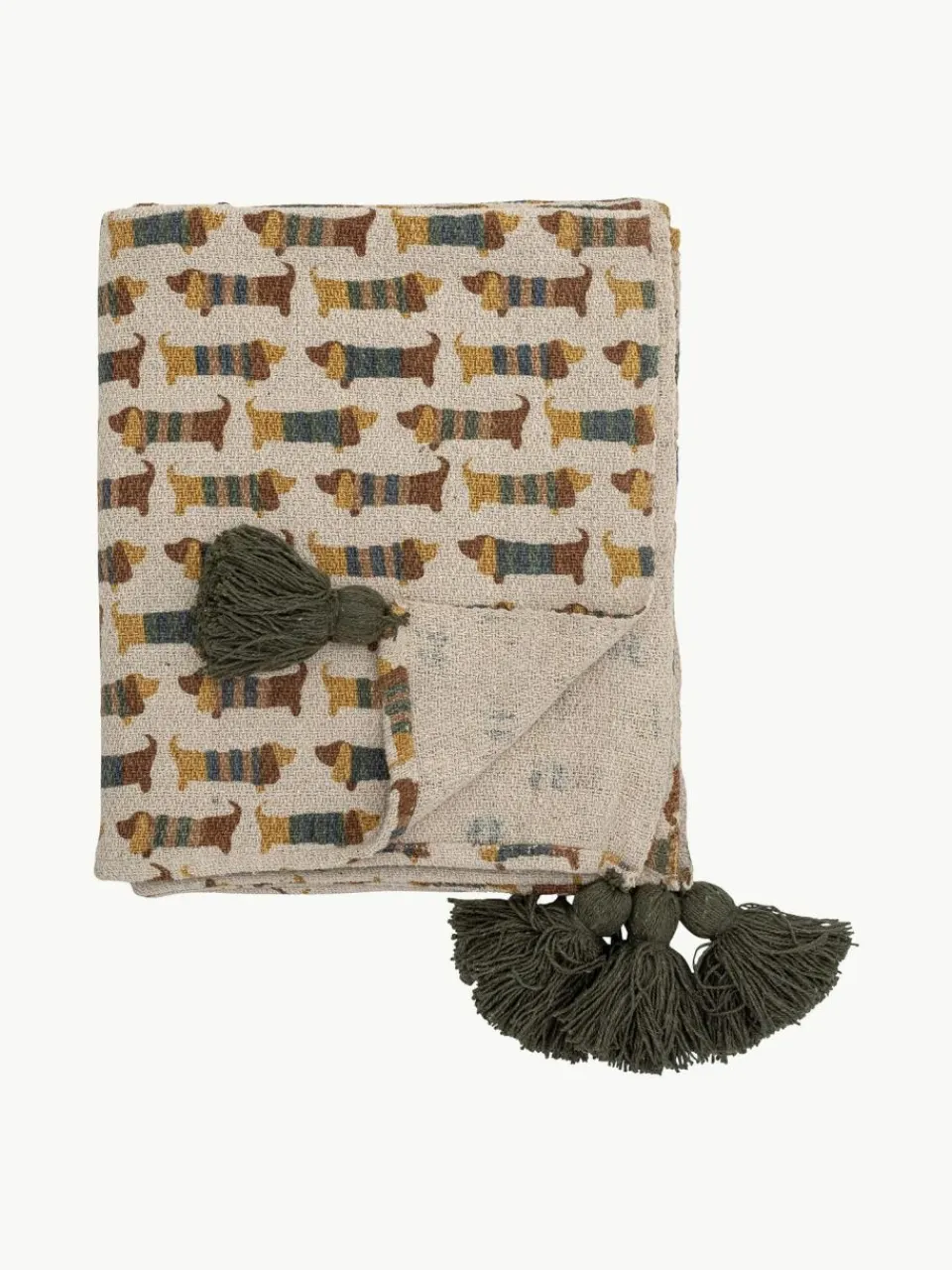 Kinder Bloomingville mini Plaid Charlie mit Quasten
