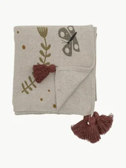 Kinder Bloomingville mini Plaid Bryn mit Quasten