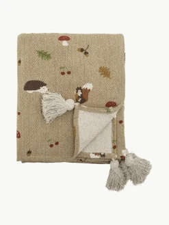 Kinder Bloomingville mini Plaid Fall mit Quasten