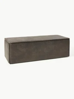 Westwing Collection Polsterbank Sanja aus recyceltem Leder