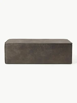 Westwing Collection Polsterbank Sanja aus recyceltem Leder
