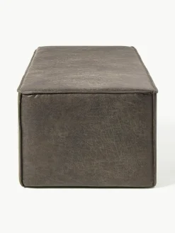 Westwing Collection Polsterbank Sanja aus recyceltem Leder