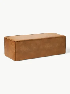 Westwing Collection Polsterbank Sanja aus recyceltem Leder