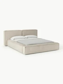 Westwing Collection Polsterbett Lennon aus Cord