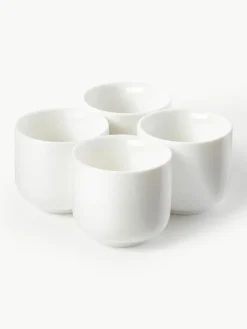 Westwing Collection Porzellan-Eierbecher Nessa, 4 Stück