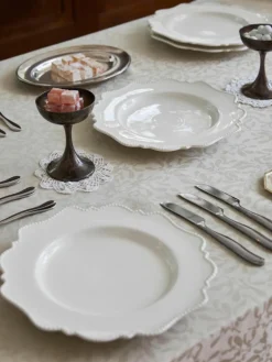 Westwing Collection Porzellan-Geschirr-Set Grace, 4 Personen (12-tlg.)