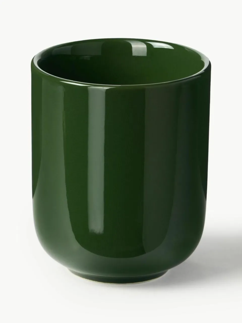 Westwing Collection Porzellan-Kaffeebecher Nessa, 4 Stück