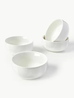 Westwing Collection Porzellan-Schälchen Nessa, 4 Stück