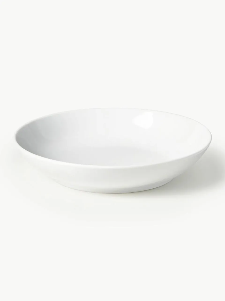 Westwing Collection Porzellan-Suppenteller Delight Modern, 4 Stück
