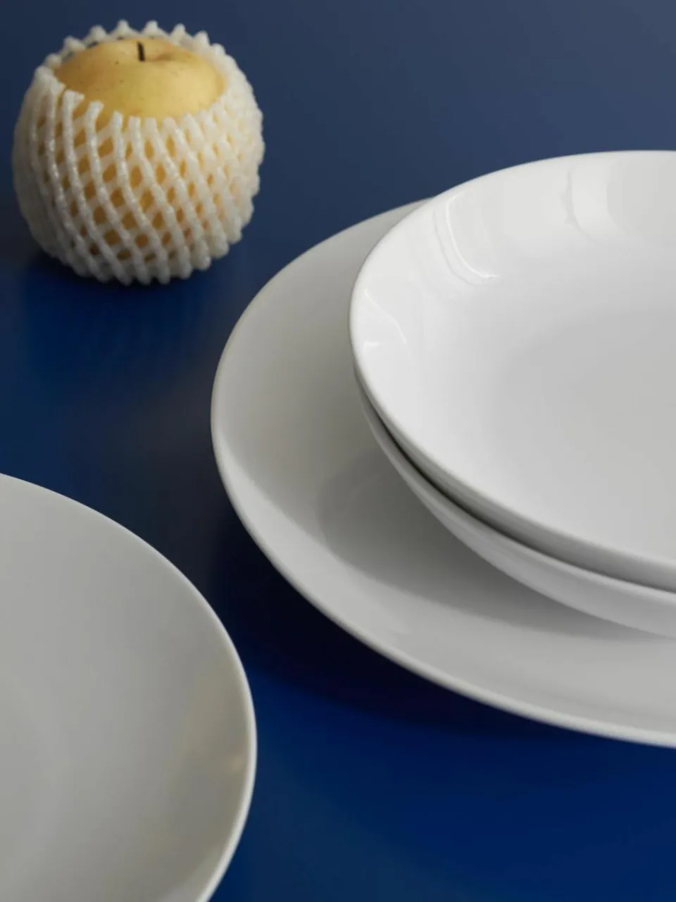 Westwing Collection Porzellan-Suppenteller Delight Modern, 4 Stück