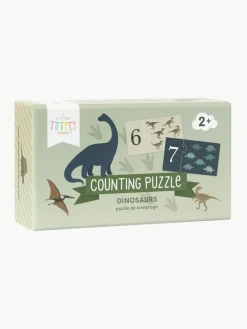 Kinder A Little Lovely Company Puzzle Dinosaurs zum Zahlen lernen