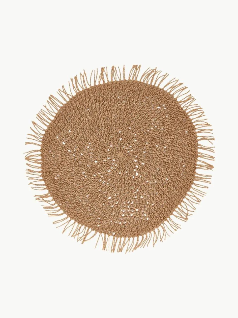 Cote Table Runde Tischsets Tressine aus Papierfasern, 6 Stück