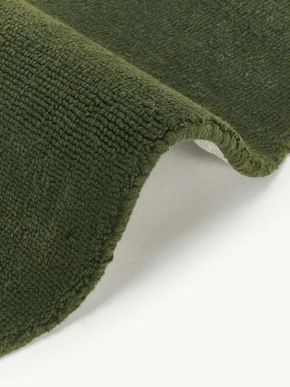 Westwing Collection Runder Baumwollteppich Lora, handgewebt