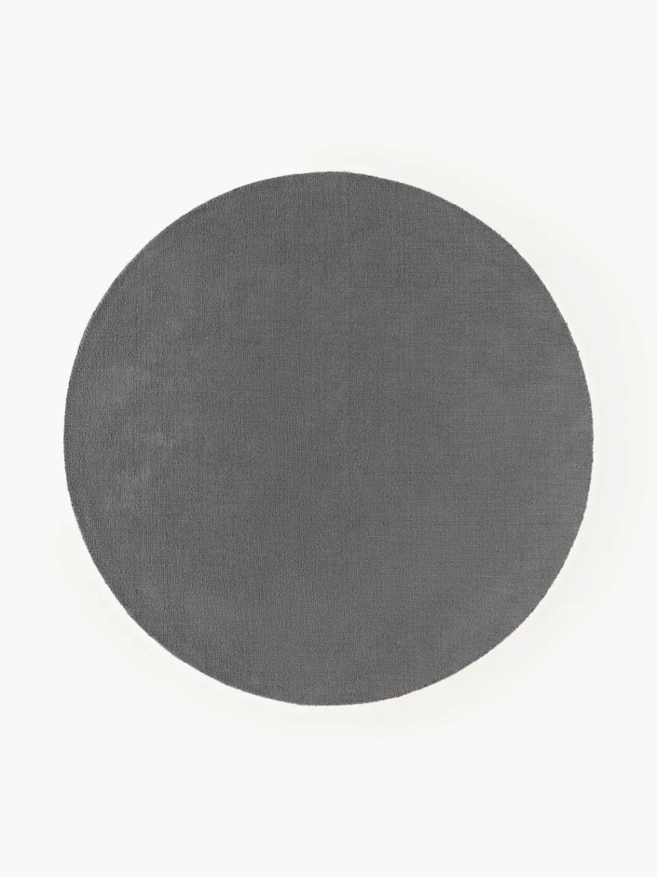 Westwing Collection Runder Baumwollteppich Lora, handgewebt