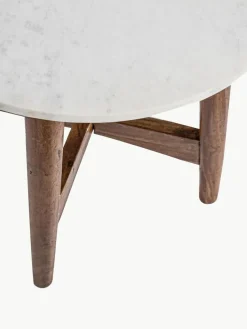 Bizzotto Runder Beistelltisch Albany mit Marmorplatte
