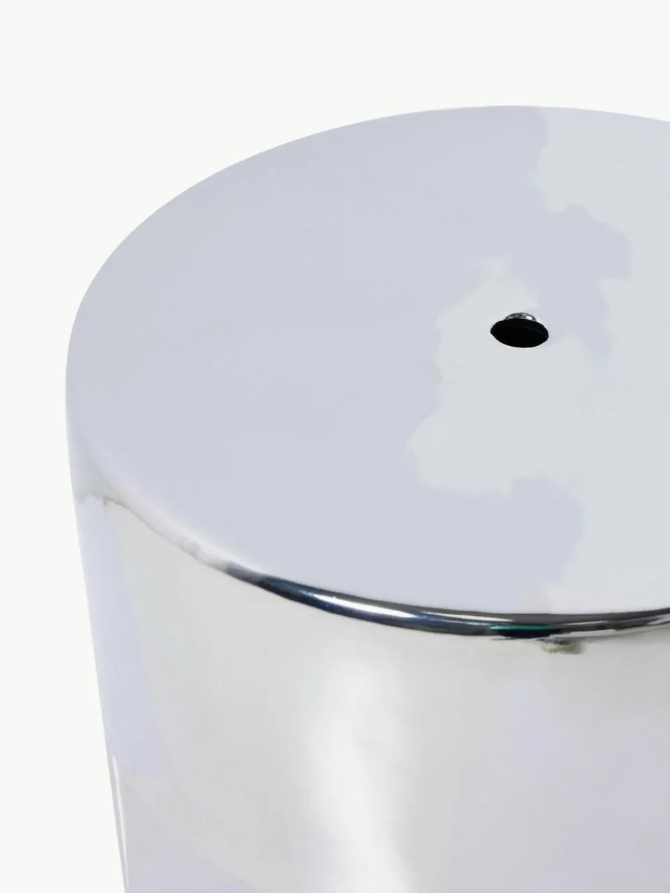 HKLIVING Runder Beistelltisch Argent