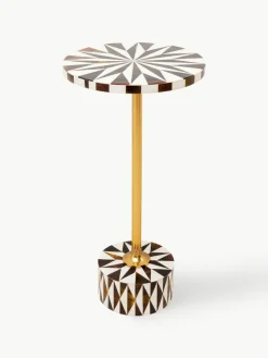 Kare Design Runder Beistelltisch Domero, handgefertigt