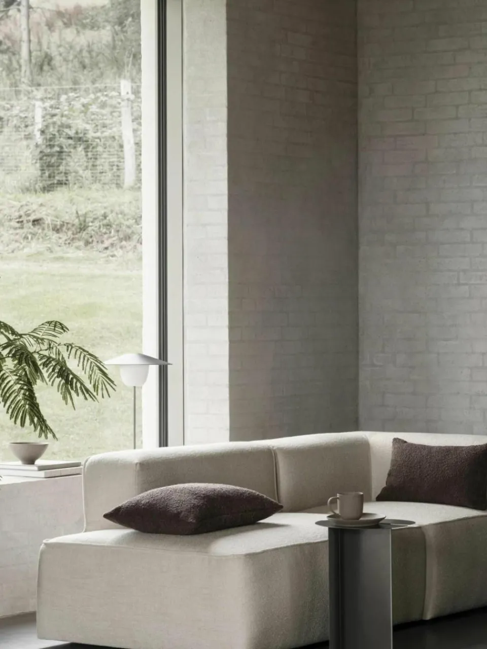 Blomus Runder Beistelltisch Oru mit Antik-Finish