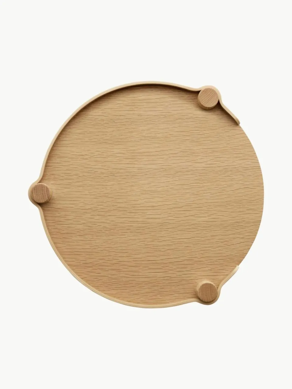 Cooee Design Runder Beistelltisch Woody aus