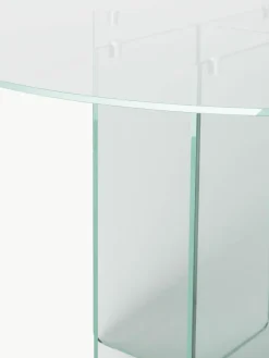 Westwing Collection Runder Glas-Esstisch Anouk, Ø 120 cm