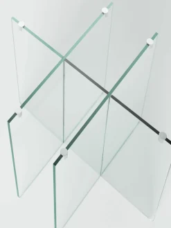 Westwing Collection Runder Glas-Esstisch Anouk, Ø 120 cm