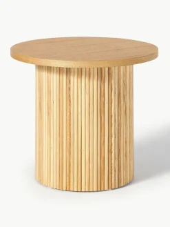 Westwing Collection Runder Holz-Beistelltisch Nele