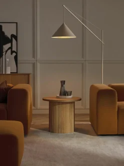 Westwing Collection Runder Holz-Beistelltisch Nele