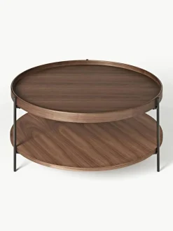 Westwing Collection Runder Holz-Couchtisch Renee