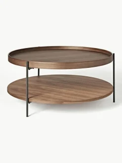Westwing Collection Runder Holz-Couchtisch Renee