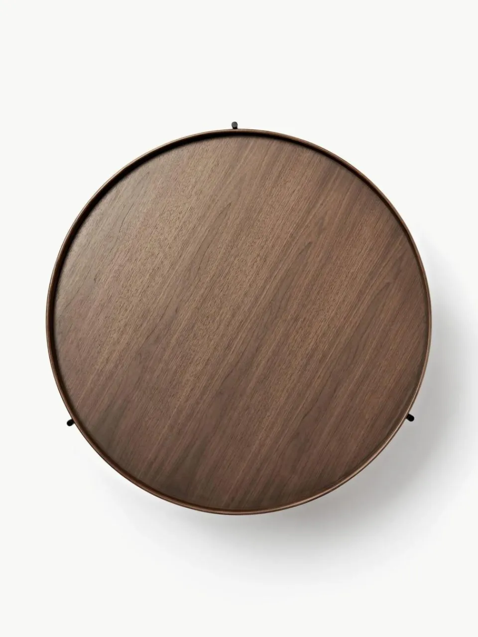 Westwing Collection Runder Holz-Couchtisch Renee