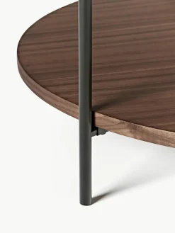 Westwing Collection Runder Holz-Couchtisch Renee