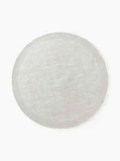 Westwing Collection Runder Kurzflor-Teppich Kari