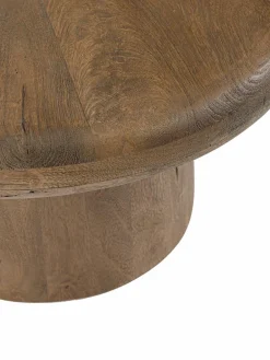 Bizzotto Runder Mangoholz-Couchtisch Lopez, in verschiedenen Größen