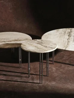 GUBI Runder Marmor-Couchtisch IOI, Ø 100 cm