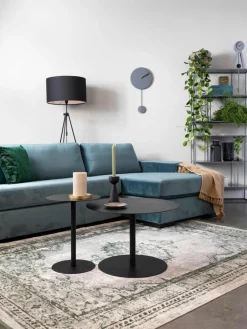 Zuiver Runder Metall-Couchtisch Snow