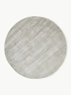 Westwing Collection Runder Viskoseteppich Jane, handgewebt