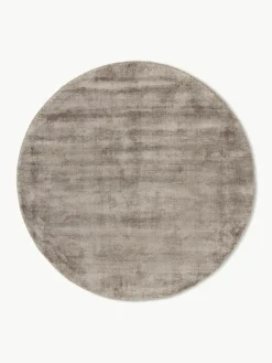 Westwing Collection Runder Viskoseteppich Jane, handgewebt
