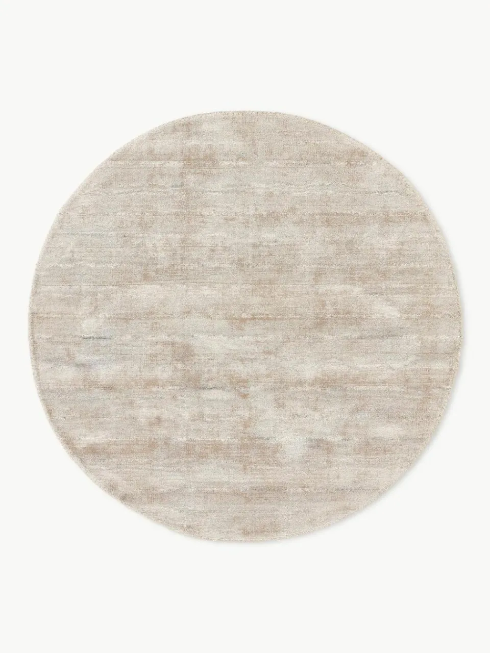 Westwing Collection Runder Viskoseteppich Jane, handgewebt