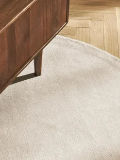 Westwing Collection Runder Viskoseteppich Jane, handgewebt