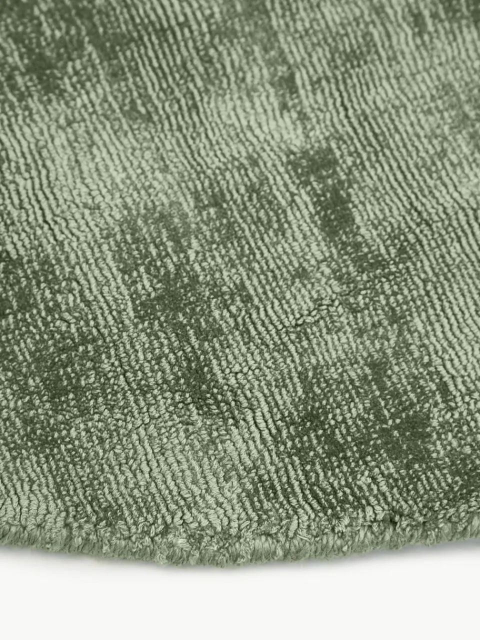 Westwing Collection Runder Viskoseteppich Jane, handgewebt