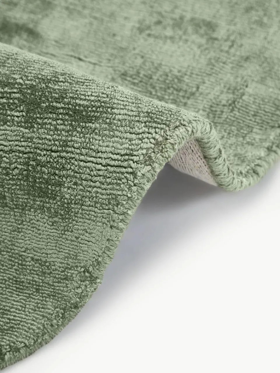 Westwing Collection Runder Viskoseteppich Jane, handgewebt