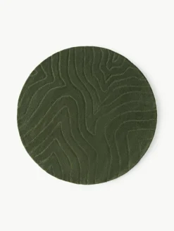 Westwing Collection Runder Wollteppich Aaron, handgetuftet
