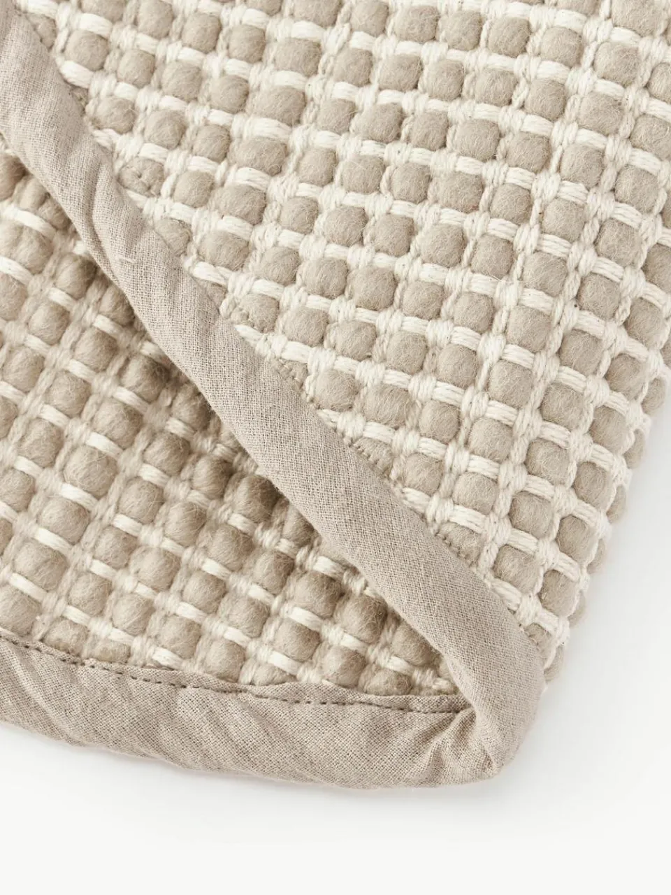Westwing Collection Runder Wollteppich Amaro, handgewebt