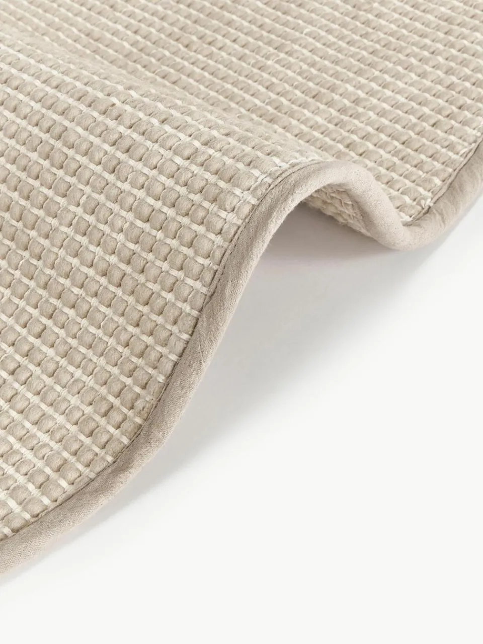 Westwing Collection Runder Wollteppich Amaro, handgewebt