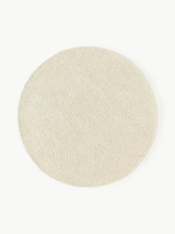 Westwing Collection Runder Wollteppich Eleni, handgetuftet